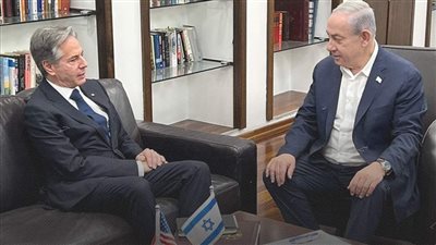 وزير الخارجية الأمريكي يبحث في إسرائيل اليوم وقف إطلاق النار بغزة