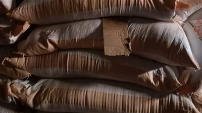 ضبط 11 طن أعلاف حيوانية وذرة صفراء و1000 كيس مكرونة بدون بيانات بالغربية 