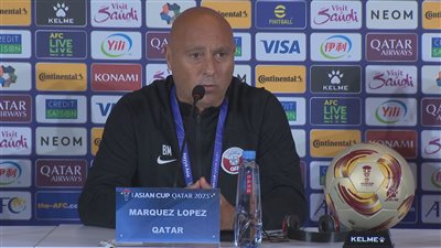 مدرب قطر: سنخوض نهائي صعب.. ولن نرضى إلا بالتتويج بكأس آسيا