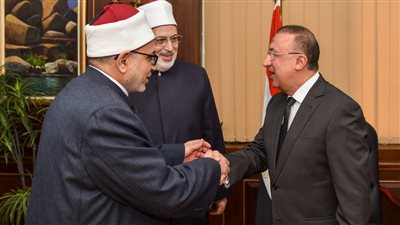 محافظ الإسكندرية يستقبل وفد الأزهر الشريف لتوعية شباب الجامعات على هامش فعاليات أنت أقوى من المخدرات