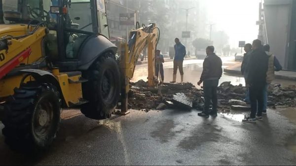 أعمال إصلاح كسر ماسورة