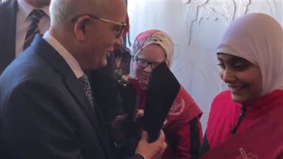 وزير التعليم يتفقد مدرسة النور للمكفوفين في بنها| صور 