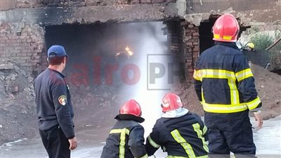 الحماية المدنية تنجح في السيطرة على حريق مصنع طوب بالبحيرة