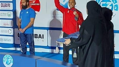 فوز كريم عبد التواب ابن بني سويف بذهبية بطولة فزاع الدولية لألعاب القوى البارالمبية