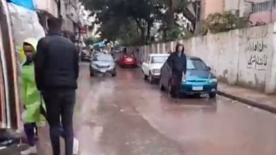 أمطار غزيرة تضرب الإسكندرية وتتسبب في تعطيل الدراسة| بث مباشر 