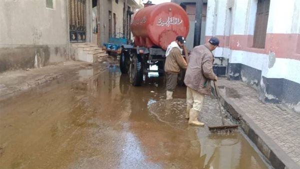 رفع تراكمات مياه