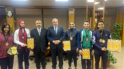 كأس العالم للقوة البدنية.. 5 ميداليات ذهبية لطلاب التربية الرياضية بقناة السويس