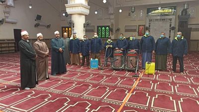 انطلاق حملة لنظافة وتعقيم جميع مساجد جنوب سيناء قبل حلول شهر رمضان 