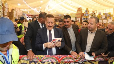 الزيت بـ55 جنيها والأرز بـ30.. محافظ المنوفية يفتتح معرض أهلا رمضان بالباجور 
