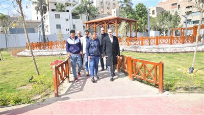محافظ الغربية يتابع أعمال التطوير في حديقة الأندلس أكبر متنفس أخضر بالمحافظة 