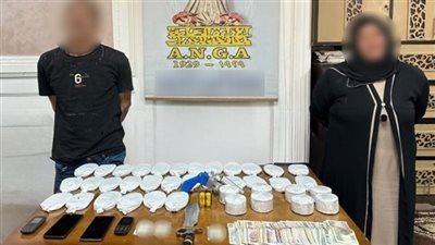 القبض على عاطل وزوجته كونا تشكيلا عصابيا للإتجار في الهيروين بالشرابية