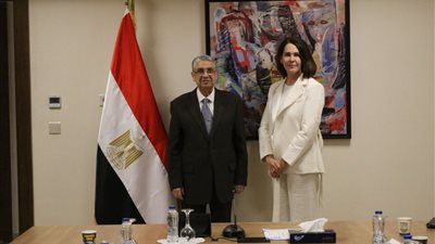 وزير الكهرباء يستقبل النائب التنفيذي لرئيس شركة بريتيش بتروليام