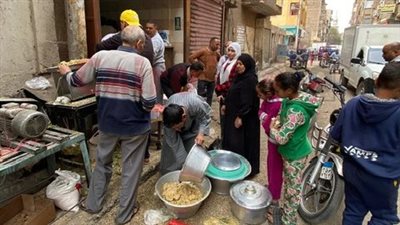 أهالي الأقصر يقبلون على فرم غلة الكباب احتفالا بمولد أبو الحجاج.. عادة منذ مئات السنين