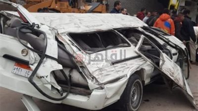 مصرع وإصابة 15 شخصًا في انقلاب ملاكي وميكروباص بمحور 26 يوليو