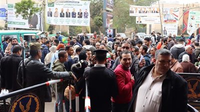 إقبال كبير من المهندسين على لجنة الانتخابات في المنوفية | صور