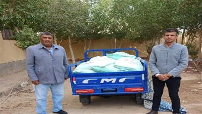 تموين الفيوم تضبط كمية من الدقيق المدعم قبل بيعها بالسوق السوداء وسلعا منتهية الصلاحية