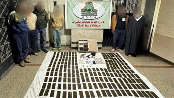 المتهمين والمضبوطات