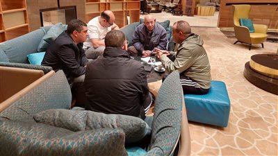 جلسة بين مسئولي الزمالك وأبو سليم الليبي مع مراقب المباراة 