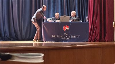 الجامعة البريطانية تستضيف جورج أبي صعب في ندوة دروس من تجارب الحياة