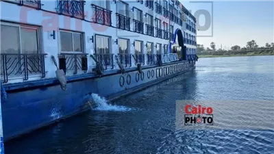 مصدر يكشف سبب شحوط باخرة على متنها 34 سائحا ألمانيا بالمنيا