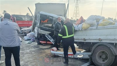 تفاصيل مصرع وإصابة 3 أشخاص في حادث تصادم على طريق بنها الحر| بث مباشر 