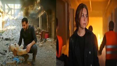 منة شلبي وأحمد حلمي يقدمان فيلمًا تسجيليًا عن غزة أمام السيسي