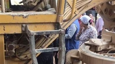 مصرع ربة منزل دهسها لودر خلال عملية رصف شارع بطنطا.. والقبض على السائق 