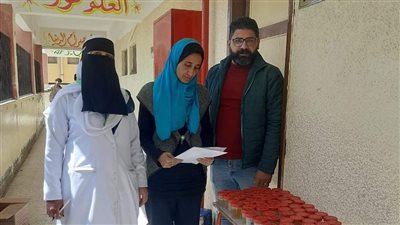 صحة البحر الأحمر تبدأ فحص تلاميذ المدارس للطفيليات المعوية| صور