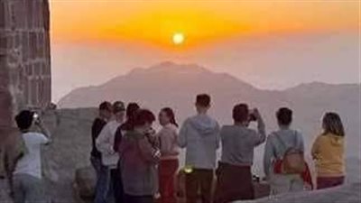 إقبال سياحي على المقدسات الدينية بسانت كاترين 