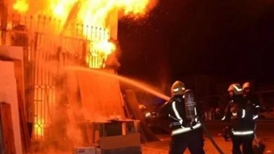 إصابة 9 أشخاص إثر إندلاع حريق داخل محطة وقود بالبحيرة| بث مباشر