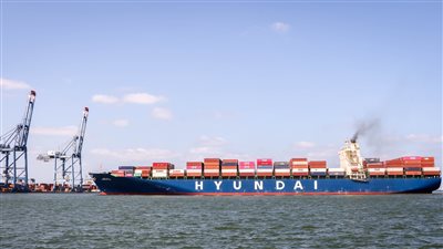 ميناء دمياط يستقبل 7 سفن تجارية و242 حاوية مكافئة