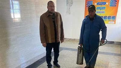 حملة لمكافحة القوارض وناقلات الأمراض في مستشفى برج البرلس بكفر الشيخ | صور