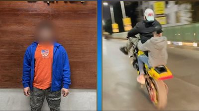 التحقيق مع سائق دراجة نارية في مصر القديمة بتهمة القيادة برعونة