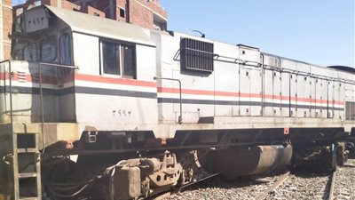 بعد خروج عربة عن القضبان.. استئناف حركة القطارات بالإسماعيلية