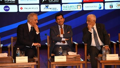 وزير الرياضة يشهد المؤتمر الصحفي الخاص ببطولة كأس العالم للخماسي الحديث