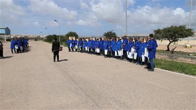 طلاب المدرسة الفنية لمياه الشرب يجرون زيارات ميدانية لمحطات المعالجة بالإسكندرية 