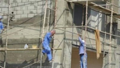 سقوط عاملين بناء من أعلى سقالة خلال عملهما بالدقهلية 