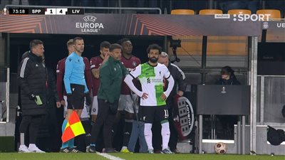 الظهور الأول لـ محمد صلاح بعد الإصابة 