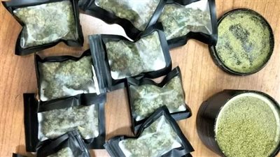 جمارك مطار شرم الشيخ تحبط محاولة تهريب كمية من نبات الماريجوانا المخدر