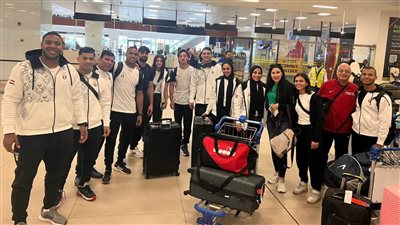 وصول الفوج السادس من البعثة المصرية إلى دورة الألعاب الإفريقية