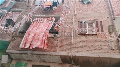 شاهد عيان على جريمة المطرية: المتهم قتل زوجته المدمنة بالشومة | صور وفيديو