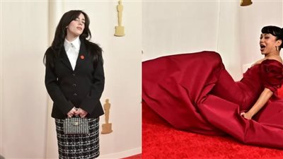 جوائز الأوسكار 2024.. بيلي إيليش بإطلالة طلابية وليزا كوشي تسقط على السجادة الحمراء