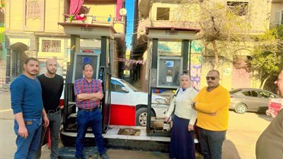 غلق 2 طلمبة وقود للتلاعب في بيع السولار والبنزين بالفيوم