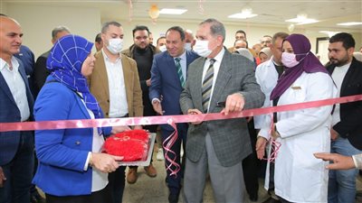 محافظ كفرالشيخ يفتتح قسم الغسيل الكلوي بمستشفى بيلا المركزي بطاقة 32 ماكينة