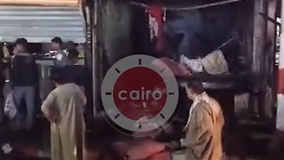 مصرع صغير وإصابة 3 آخرين في حريق محل كنافة بقنا| بث مباشر 