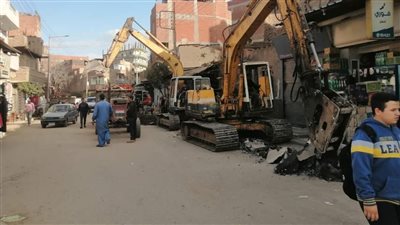 محليات المنوفية: قطع المياه على طريق منوف سرس الليان اليوم