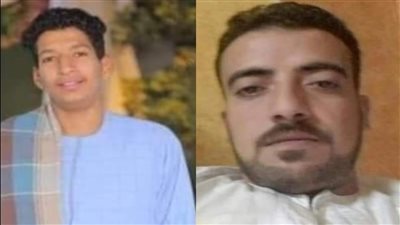 أهالي سوهاج يشيعون جثماني شابين لقيا مصرعهما في حادث سير|صور