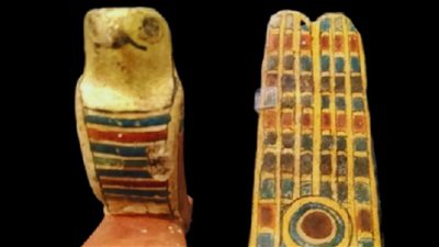 المتحف المصري بالتحرير يعرض تمثالا صغيرا مميزا لـ صقر بتاج الريشتين