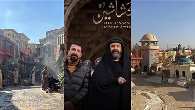 15 صورة من كواليس ديكور مسلسل الحشاشين| صور