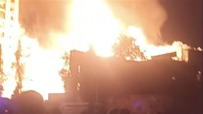 من بينهم رجال بالدفاع المدني.. الصحة: 12 إصابة جراء حريق استوديو الأهرام